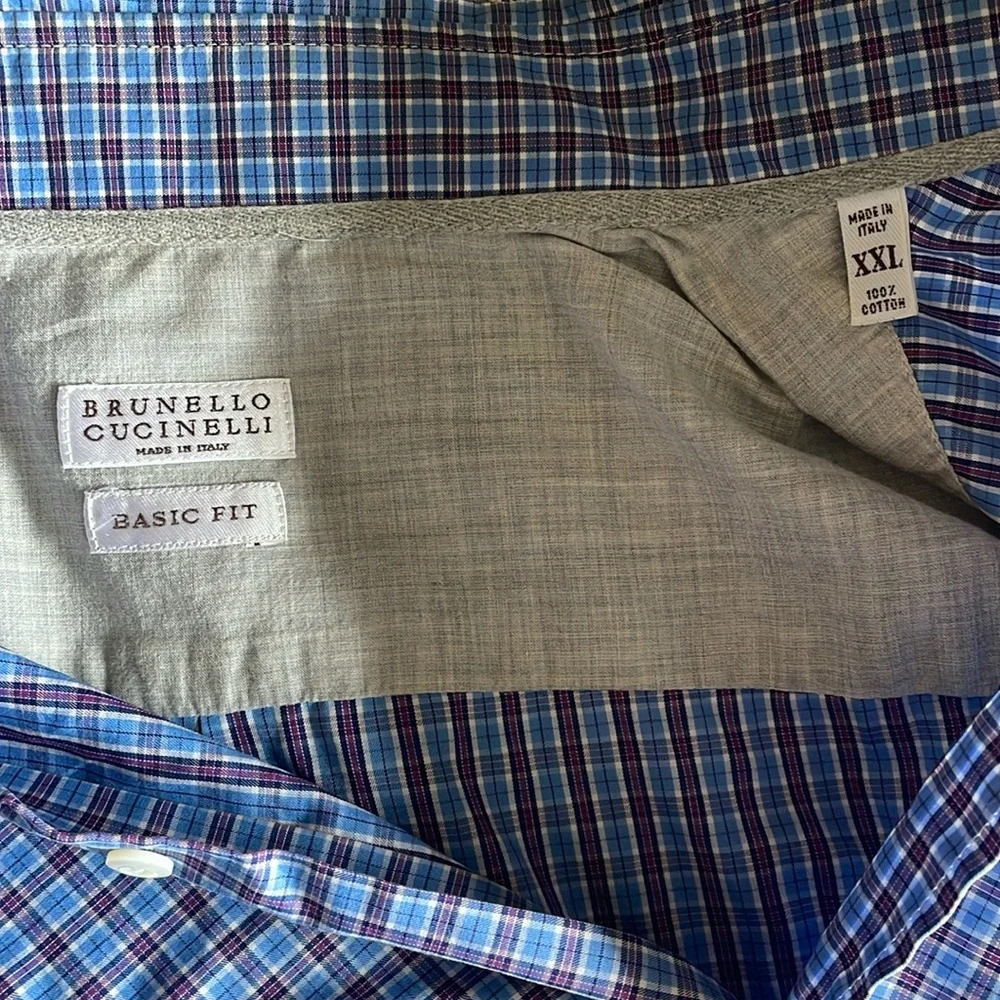 Brunello cucinelli basic fit XXL (about a size 43/17) - Picture 3 of 14
